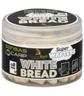 SENSAS SUPER WAFTERS WHITE BREAD 8mm