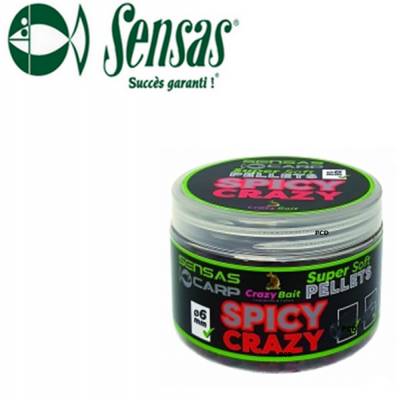 Sensas Super Soft Pellets Spicy Crazy 6mm
