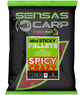 Sensas Mini Sticky Pellets Spicy Crazy 2mm 700gr