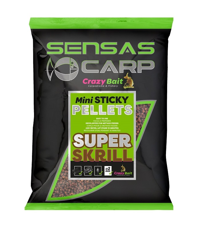 Sensas Mini Sticky Pellets Super Krill 2mm 700gr