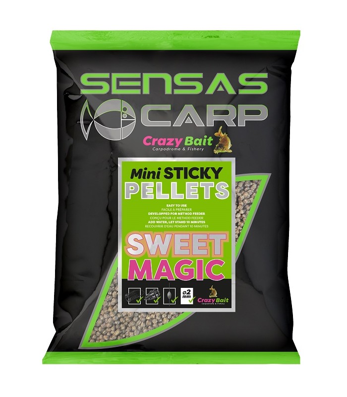 Sensas Mini Sticky Pellets Sweet Magic 2mm 700gr