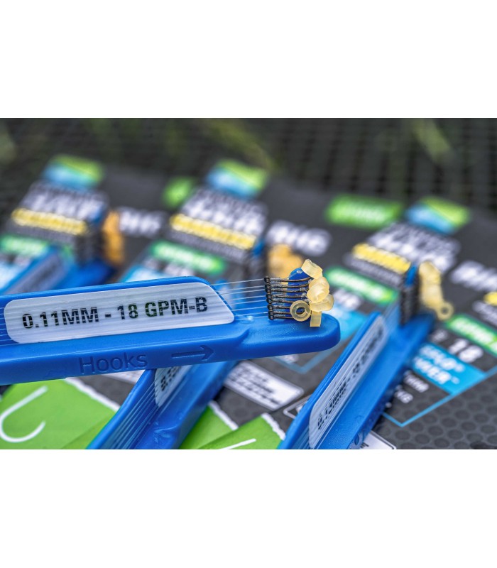 PRESTON GPM-B BANDED HAIR RIGS 19mm 10cm n.12