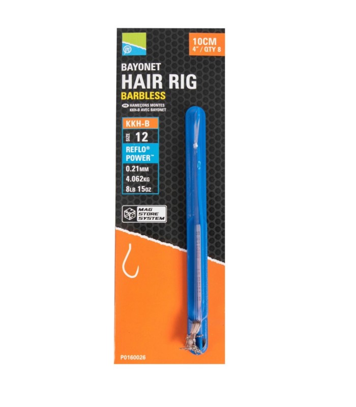 PRESTON KKH-B BAYONET HAIR RIG 21mm 10cm n.14