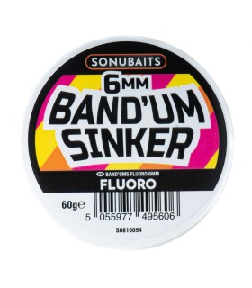 SONUBAITS BAND'UM SINKERS fluoro 6mm
