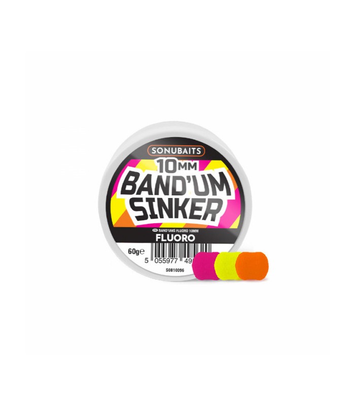 SONUBAITS BAND'UM SINKERS fluoro 10mm
