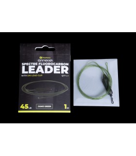 Ridgemonkey Spectre Fluorocarbon Uni Lead Clip Camo Greren