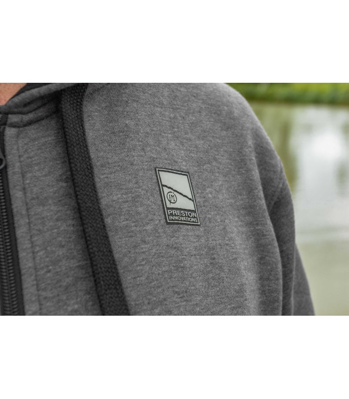 Preston Grey Zip Hoodie tg.XXL