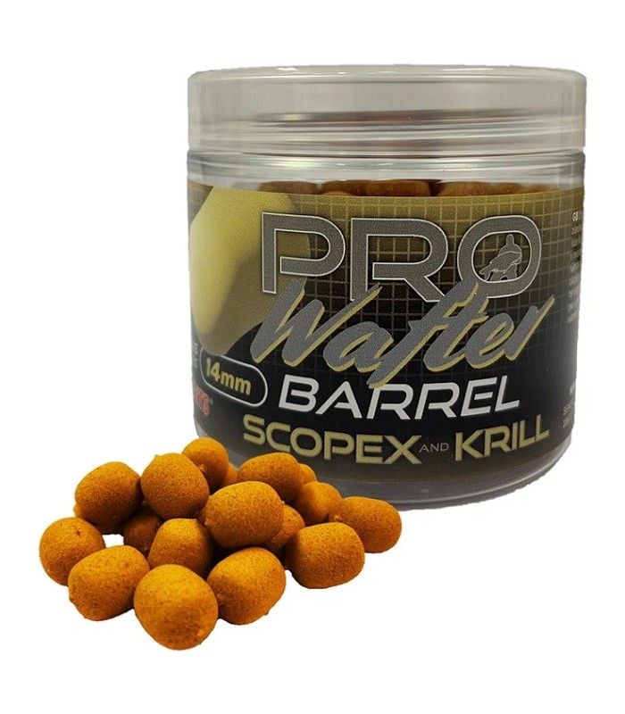 Starbaits Pro Scopex Krill Wafter Barrel 14mm 50gr