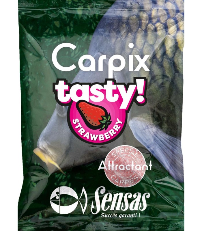 SENSAS CARP TASTY POWER STRAWBERRY 300gr