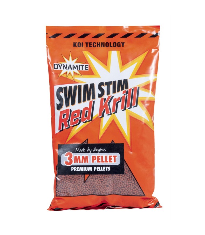 Dynamite Baits SwimStim Pellets RED KRILL 3mm 900gr