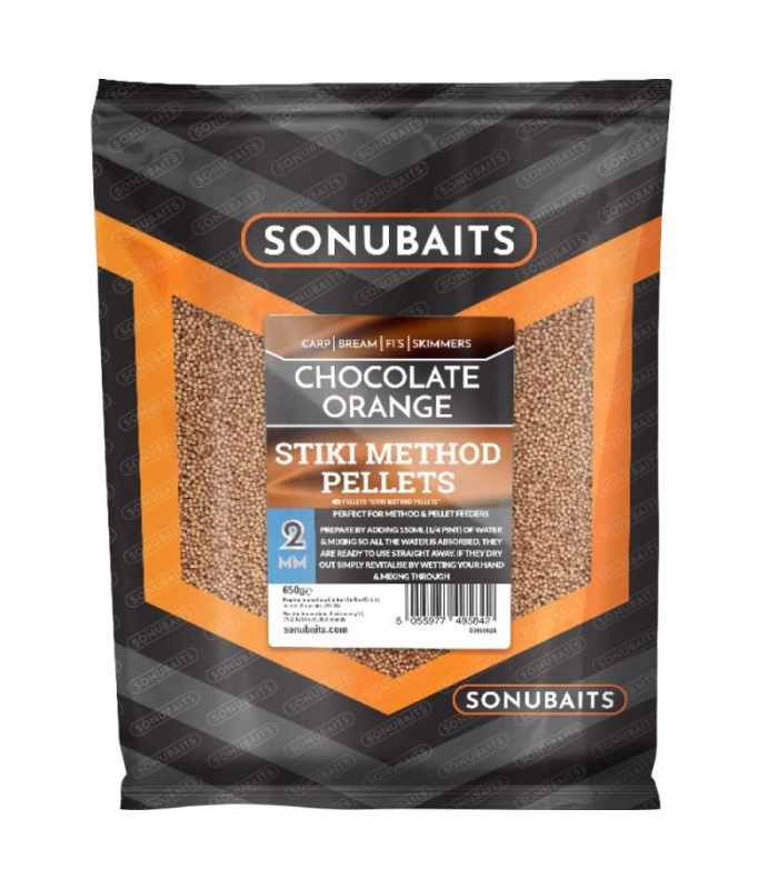 Sonubaits Stiki Method Pellets Chocolate Orange 2mm