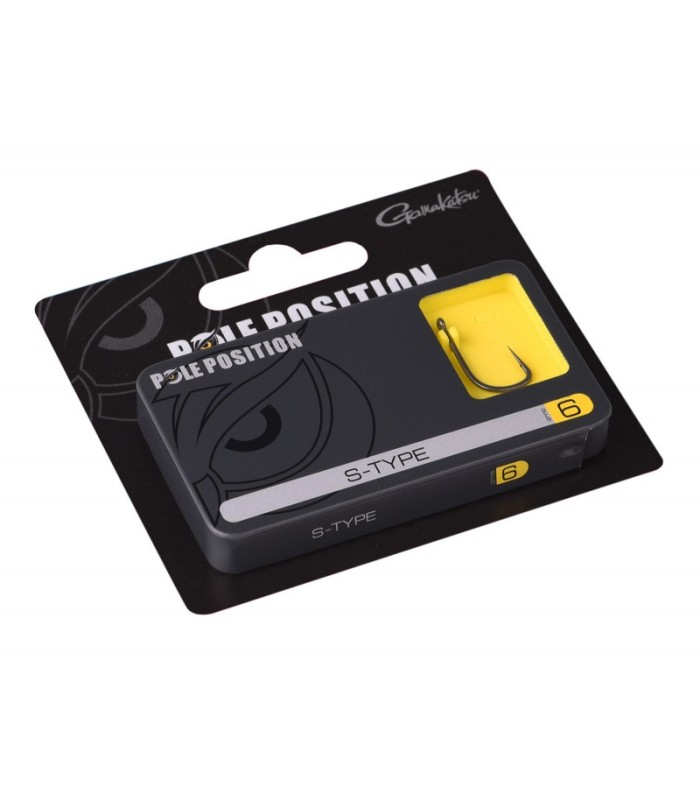 Gamakatsu Pole Position S-Type Hooks PTFE Size: 6