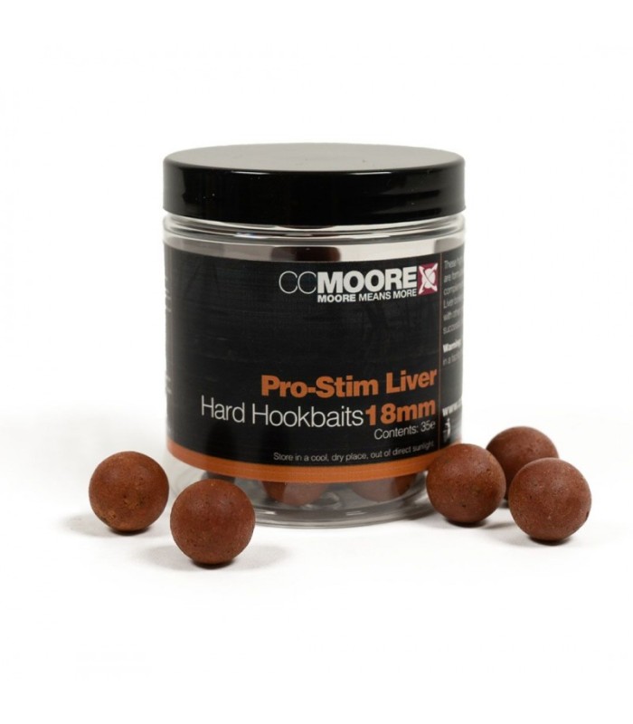 CCMoore Pro-Stim Liver Hard Hookbaits 18mm