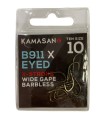 Kamasan Hooks B911 Eyed X-Strong size: 10