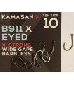 Kamasan Hooks B911 Eyed X-Strong size: 10