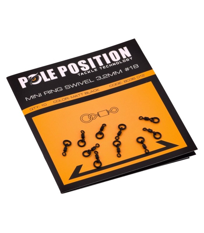 PolePosition Mini Ring Swivel 3,2mm size:18