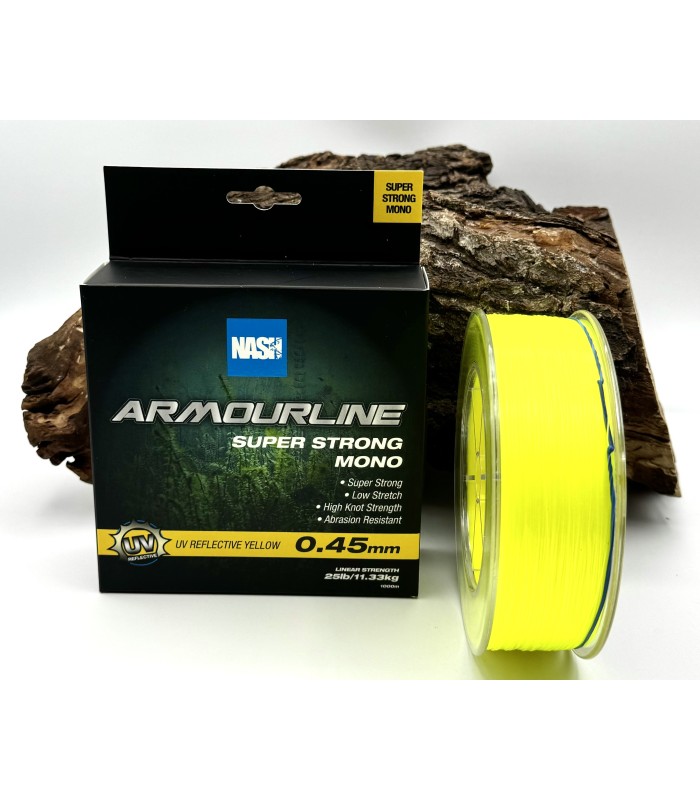 Nash Armourline Super Strong Mono UV Yellow 45mm 1000mt