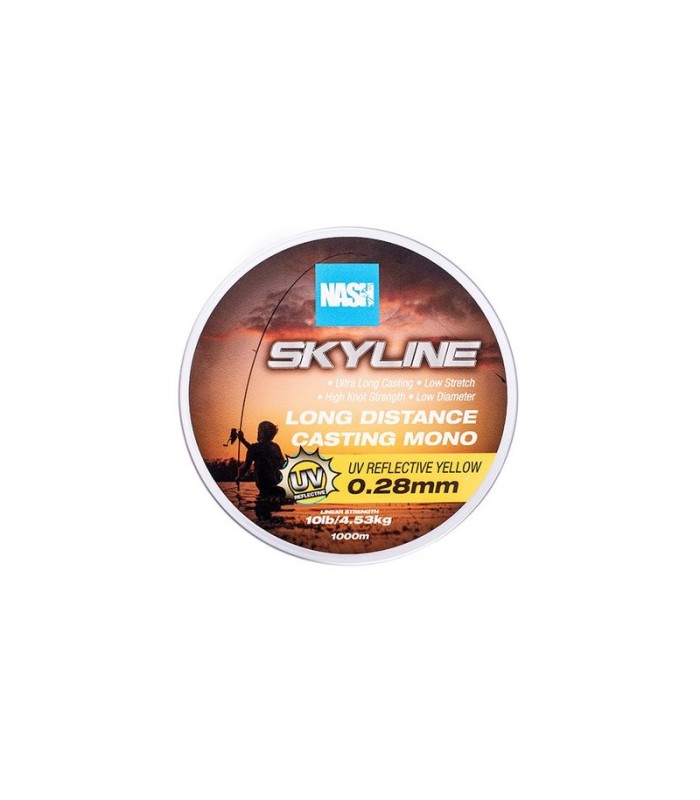 Nash Skyline Mono UV Yellow 0,28mm 1000mt