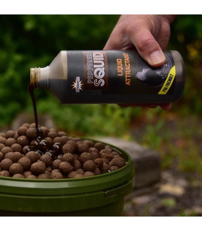 Dynamite Baits Pepper Squid Liquid Attractant 500ml