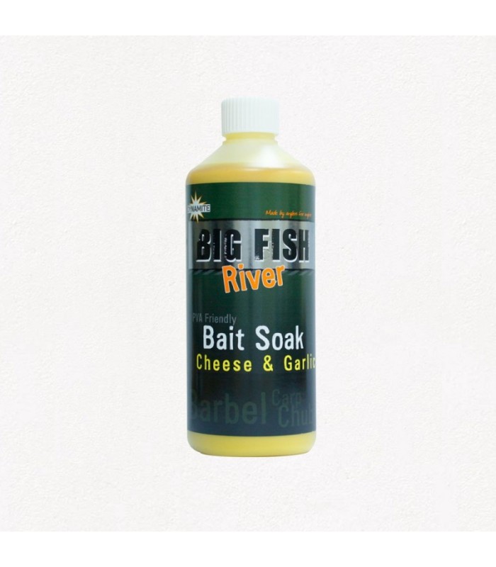 Dynamite Baits Bait Soak River Cheese & Garlic 500ml