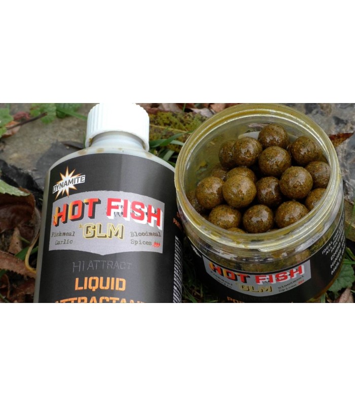 Dynamite Baits Hot Fish GLM Liquid Attractant 500ml