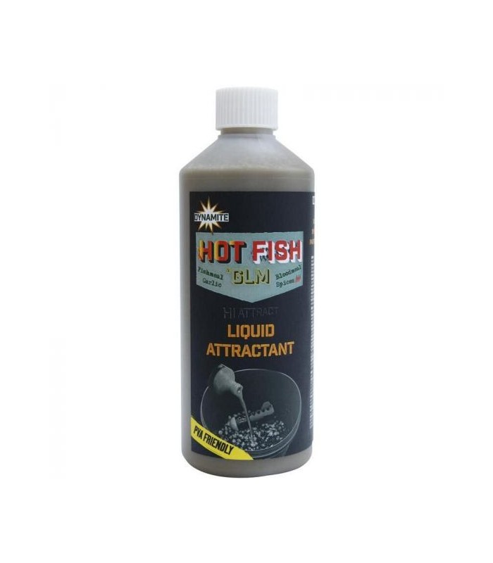 Dynamite Baits Hot Fish GLM Liquid Attractant 500ml