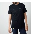Geoff Anderson Organic T-Shirt Pollution Black tg.XL