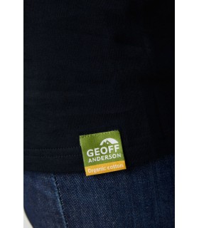 Geoff Anderson Organic T-Shirt Pollution Black tg.XL