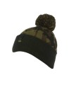 Avid Carp Black and Camo Bobble Hat