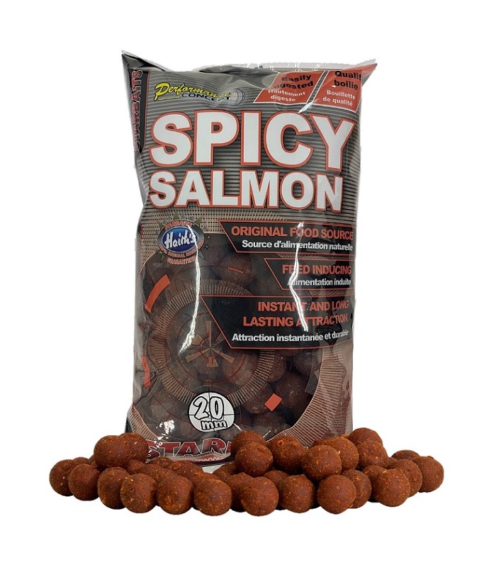 Starbaits Spicy Salmon Boiles 20mm 2kg