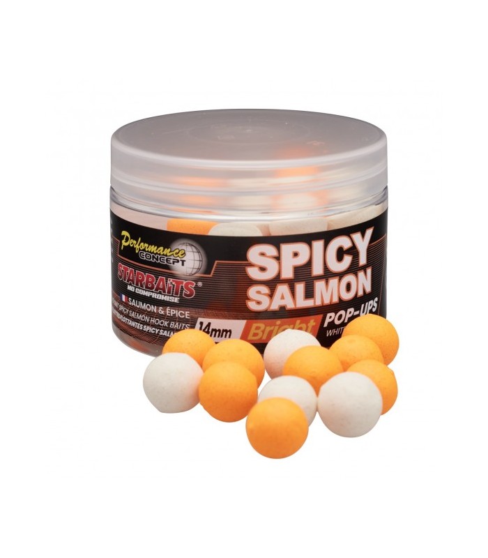 Starbaits Spicy Salmon Bright Pop Up 14mm 50gr
