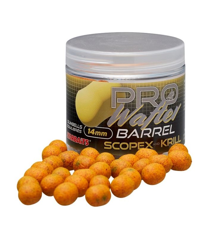 Starbaits Pro Scopex Krill Wafter Barrel 14mm 50gr