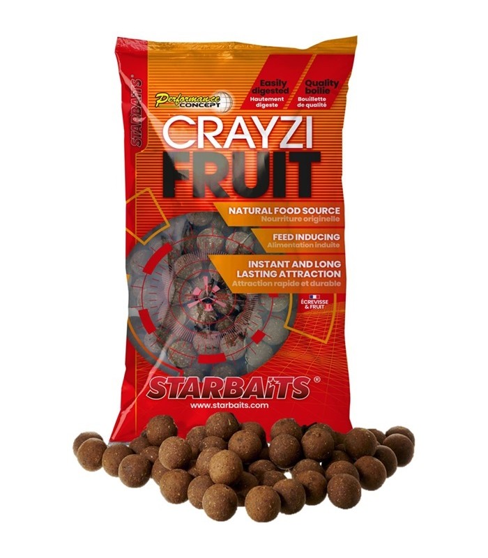 Starbaits PC Crayzi Fruit Boiles 30mm 800gr