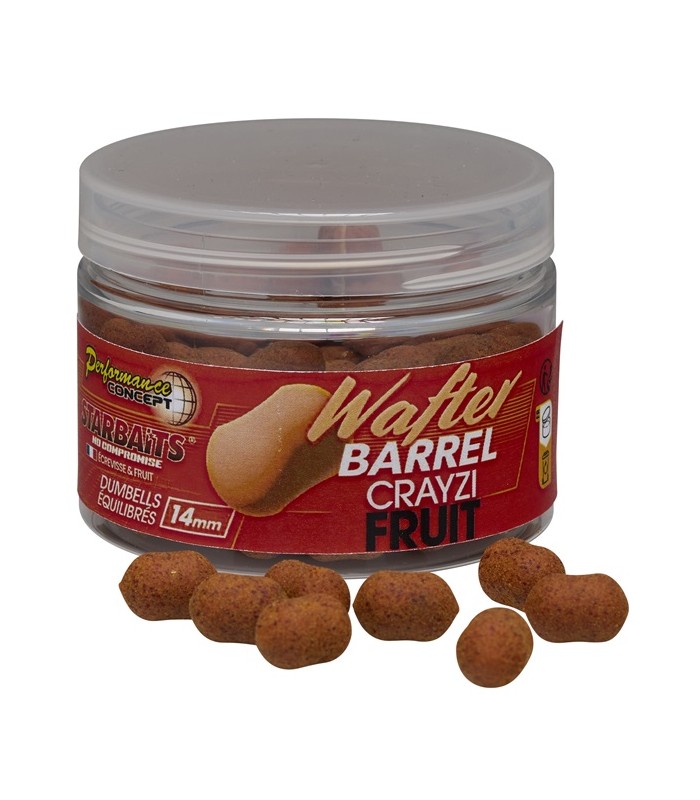 Starbaits PC Crayzi Fruit Wafter Barrel 14mm 50gr