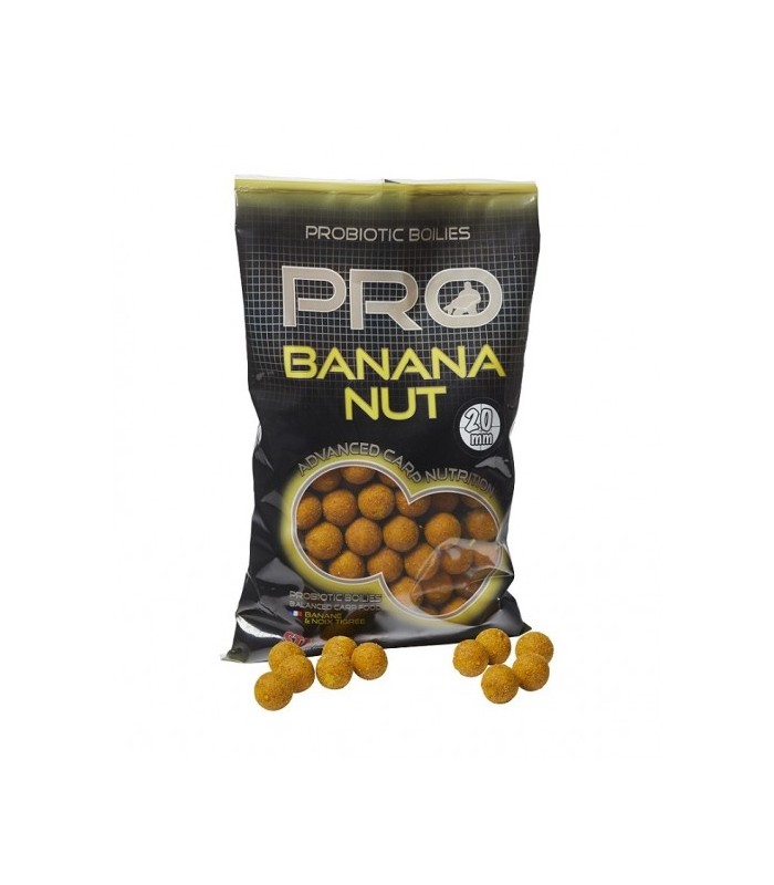 Starbaits Pro Banana Nut Boiles 20mm 800gr