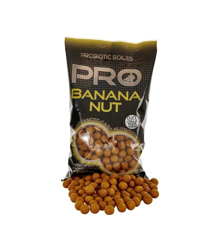 Starbaits Pro Banana Nut Boiles 14mm 800gr