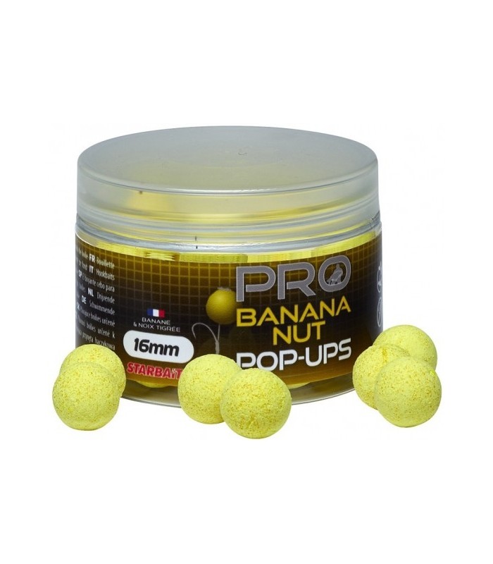 Starbaits Pro Banana Nut Pop Up 16mm 50gr