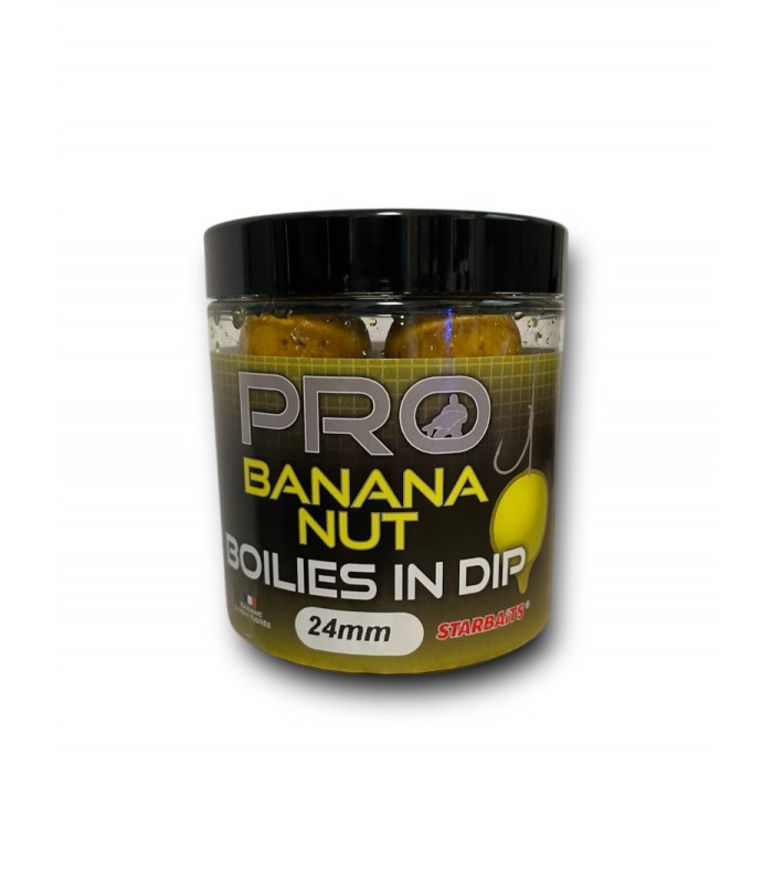 Starbaits Banana Nut Boiles In Dip 24mm 150gr