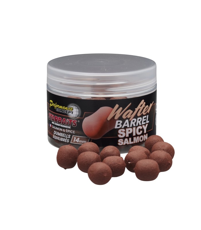 Starbaits PC Spicy Salmon Wafter Barrel 14mm