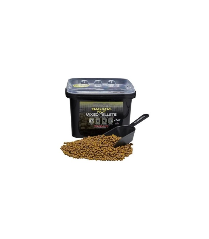Starbaits Pro Banana Nut Pellets Mixed 2kg