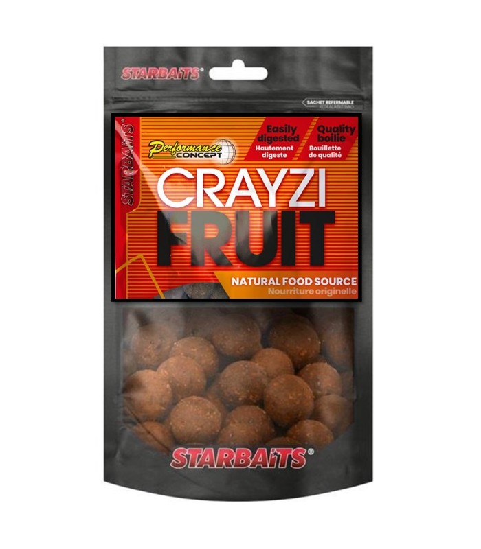 Starbaits PC Crayzi Fruit Boiles 10mm 250gr