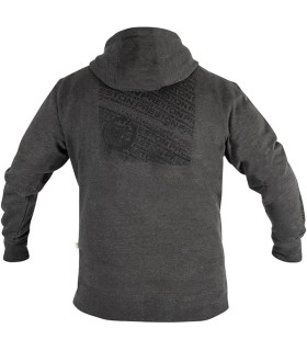 Preston Grey/Black Zip Hoodie tg.M