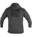 Preston Grey/Black Zip Hoodie tg.M