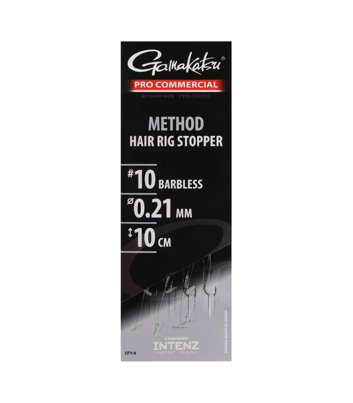 Gamakatsu Pro Com Method Barbless Hair Rig Stopper 10cm N°14