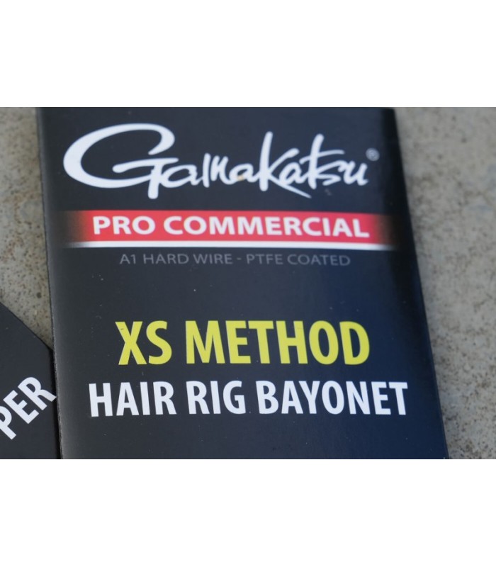 Gamakatsu Pro Com XS Method Barbless Hair Rig Bayonet 15cm N°8