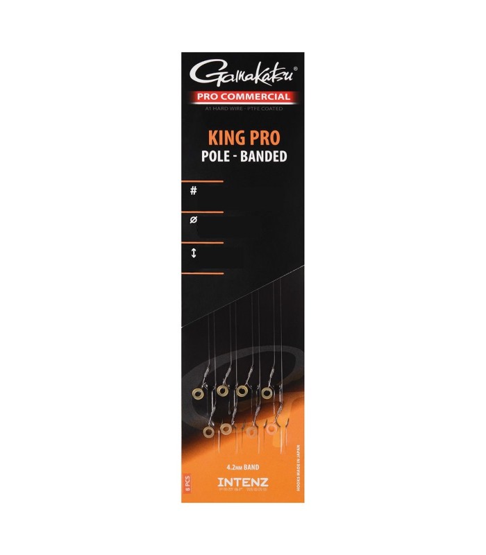 Gamakatsu Pro Com King Pro Pole-Banded Barbless 15cm N°12