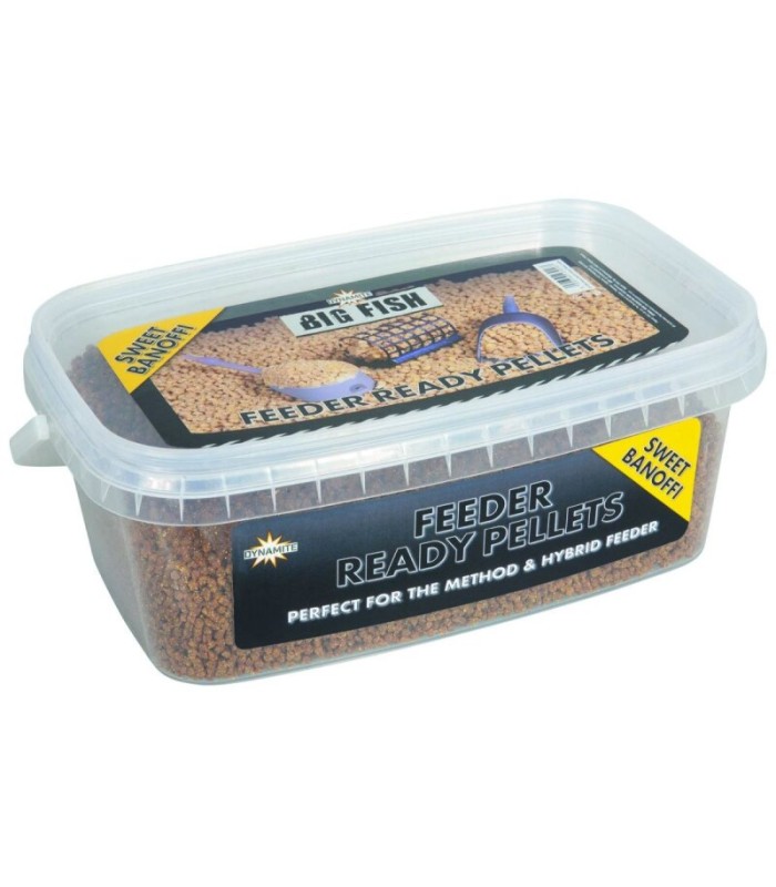 Dynamite Baits Big Fish Feeder Ready Pellets Sweet Banoffi 2mm 1,2kg
