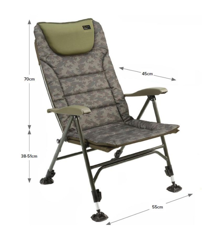 Carp Spirit Magnum Hi Back Chair Camo