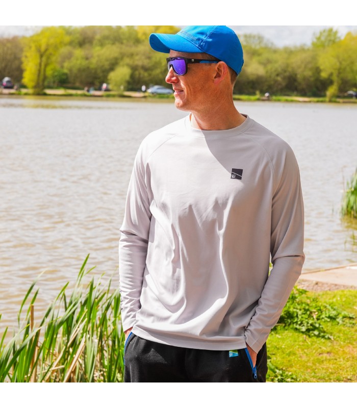 Preston Grey Performance Sun UPF-40 tg.XL