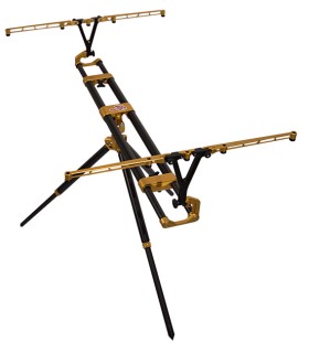 Rod Pod The Original Salamander 3.0 Black/Gold (made in Italy)